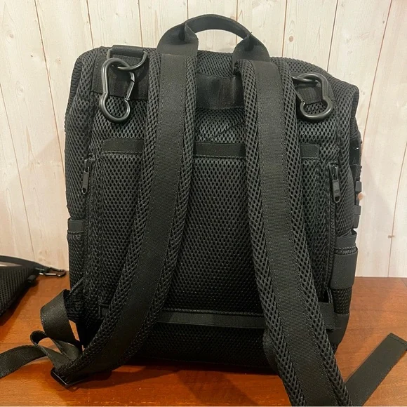 Dagne Dover Indi Air Mesh Large Diaper Bag Backpack Luggage Sleeve Stroller Clip - Picture 6 of 9